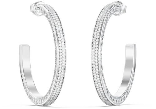 GUESS Madison Ladies Silver Tone Earrings JUBE06435JWRHT/U - Earrings - Main image