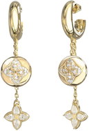 GUESS Spinning Bloom ladies gold tone earrings JUBE06471JWYGT/U - Earrings