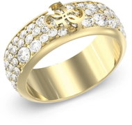 GUESS 4G Supreme Ladies Gold Tone Ring JUBR06403JWYG52 Size 52 - Ring