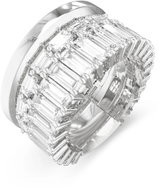 GUESS Les Baguettes Ladies Silver Tone Ring JUBR06328JWRH56 Size 56 - Ring