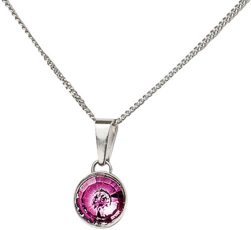  Sparkling necklace shine Fuchsia (925/1000)  - Necklace - Main image
