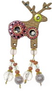  Mini brooch Deers - Sweetie  - Brooch