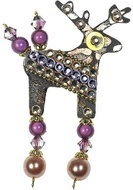  Mini brooch Deers - Clare  - Brooch