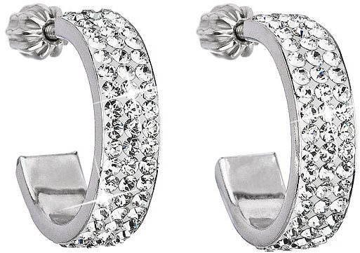 Swarovski kristályokkal díszített fülbevaló - 31119,1 (925/1000; 2,2 g)