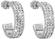 Crystal Earrings Decorated Swarovski Crystals 31119.1 (925/1000; 2.2g) - Earrings
