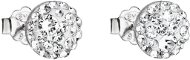 Silver Earrings Decorated with Swarovski Crystals 31136.1 (925/1000, 1.7g) - Earrings