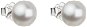 EVOLUTION GROUP Stříbrné pecky s perlou Swarovski® 31142.1 (Ag925/1000, 1 g, bílá) - Náušnice
