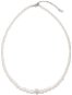 EVOLUTION GROUP Perlový, dekorovaný kryštálmi Preciosa® 32006.1 (Ag925/1000, 1,0 g, biely) - Náhrdelník