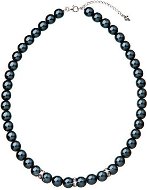 Náhrdelník EVOLUTION GROUP Perlový, dekorovaný krystaly Swarovski® 32007.3 (Ag925/1000, 56 g, Tahiti - zelený) - Náhrdelník