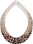 Brown perlový náhrdelník 32009.3 (925/1000, 113,2 g) - Náhrdelník