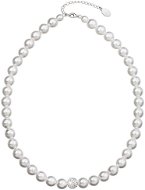 EVOLUTION GROUP Pearls, Decorated with Preciosa® Crystals 32011.1 (Ag925/1000, 61.7g, White ) - Necklace