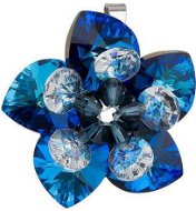 Bermuda blue medál Swarovski kristályokkal díszítve 34072,5 (925/1000; 4,2 g) - Medál