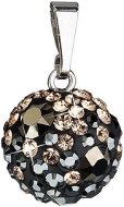 EVOLUTION GROUP Colorado Pendant Ball Decorated with Swarovski Crystals 34080.4 (925/1000; 1.3g) - Charm