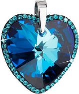 Bermuda Blue pendant with Swarovski crystals 34138.5 (925/1000; 12.3g) - Charm