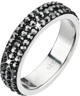Swarovski Hematite 35001.5 Crystal Ring (925/1000; 2.7g) Size 58 - Ring