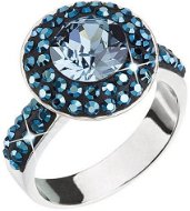 Swarovski kovový modrý prsteň 35019.5 - Prsteň