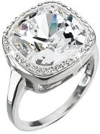 Krištáľový prsteň zdobený Swarovski Crystal 35037.1 (925/1000, 5 g) Veľkosť 52 - Prsteň