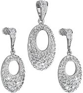 Jewellery Set Decorated with Swarovski Crystals (925/1000; 10g) - Jewellery Gift Set
