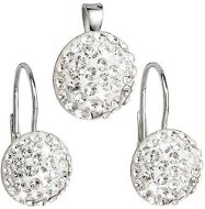 Crystal Set Decorated with Swarovski Crystals (925/1000; 2.5g) - Jewellery Gift Set