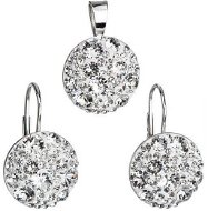 Crystal Set decorated with Swarovski Crystals (925/1000; 6.7g) - Jewellery Gift Set