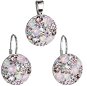 Magic rose set decorated with Swarovski crystals (925/1000, 6.3g) - Jewellery Gift Set