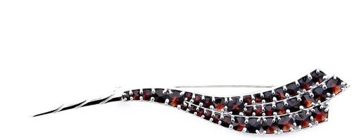 CZECH GRANATE 15037845001 (925/1000; 6.55 g) - Brooch - Main image