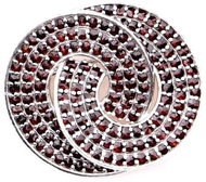 Czech garnet 15065245001 (925/1000; 10.90 g) - Brooch