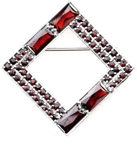 Czech garnet 15070645001 (925/1000 6.15 g) - Brooch - Main image