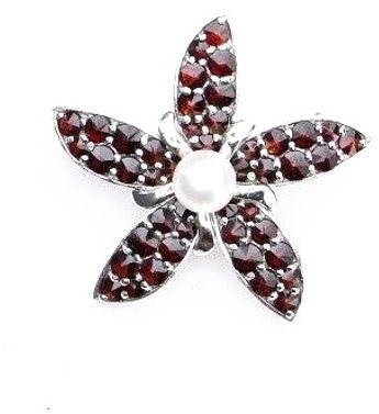 CZECH GRANATE 15072345001 (925/1000; 5.10 g) - Brooch - Main image