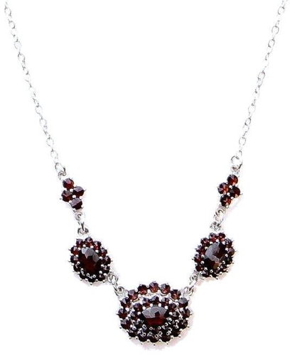 CZECH GRANATE 17074945001 (925/1000; 6.55 g) - Necklace - Main image
