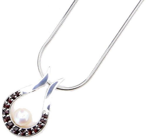 CZECH GRANATE 17088745001 (925/1000; 7.95 g) - Necklace - Main image