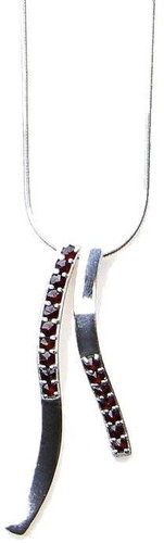 CZECH GRANATE 17088845001 (925/1000; 10.40 g) - Necklace - Main image