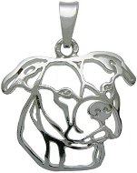 Silver Paws American pitbull terrier II. (925/1000; 1.48 g) - Charm