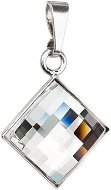 Pendant Decorated with Swarovski Crystals 34170.1 (925/1000; 1.4g) - Charm