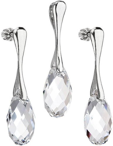 Crystal Set Decorated Swarovski Crystals (925/1000, 8.1g) - Jewellery Gift Set - Main image
