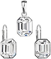 Crystal Set Decorated Swarovski Crystals 39139.1 (925/1000, 3.6 g) - Jewellery Gift Set