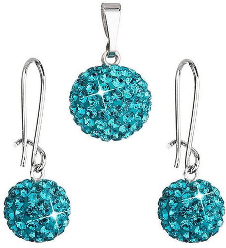 Jewellery Set With Stones 59072.3 Bl. Zircon - Jewellery Gift Set - Main image
