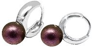 Swarovski Elements PE8N Iridescent Purple (925/1000; 4.67 g) - Earrings