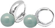 Swarovski Elements PE8N Turquoise (925/1000; 4.67 g) - Earrings