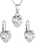 Crystal Set Decorated Swarovski Crystals 39141.1 (925/1000; 2.6g) - Jewellery Gift Set
