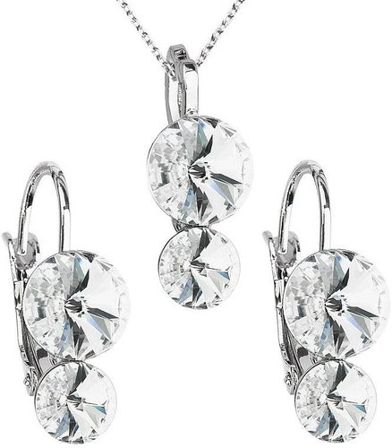 Crystal jewelery set made with Swarovski crystals 59003.1 - Jewellery Gift Set - Main image