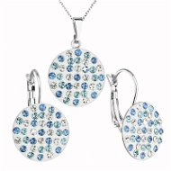 Sapphire Jewellery Set made with Swarovski Crystals 59007.3 - Jewellery Gift Set