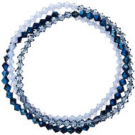 Kovový modrý náramok vyrobený z kryštálov Swarovski® 33081.3 - Náramok