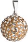 Gold pendant made with Swarovski® crystals 34081.5 - Charm