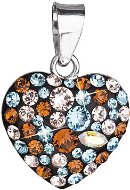 Aqua pendant made with Swarovski® crystals 34094.3 - Charm