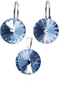Light sapphire súpravy vyrobené s kryštálmi Swarovski ® 39012.3 - Darčeková sada šperkov