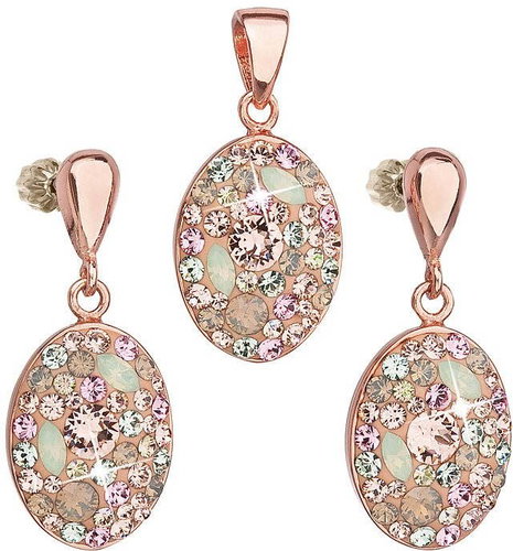 Vintage Peach AuR kits made with Swarovski® crystals 39150.3 - Jewellery Gift Set - Main image