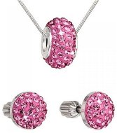 Rose sets made with Swarovski® 39200.3 crystals - Jewellery Gift Set