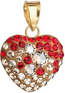 Siam gold Au pendant made with Swarovski® crystals 34094.3 - Charm