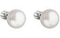 EVOLUTION GROUP Stříbrné pecky s říční perlou 21004.1 (Ag925/1000, 1 g, bílé) - Náušnice